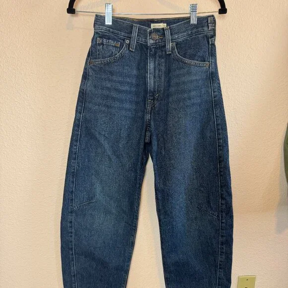 Levi's Cinch Barrel Jeans Sz 24 - Picture 3 of 9